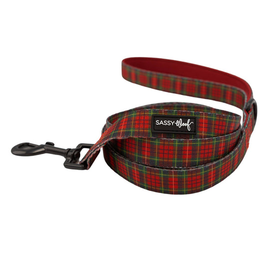 'Deck The Paws' Dog Fabric Leash